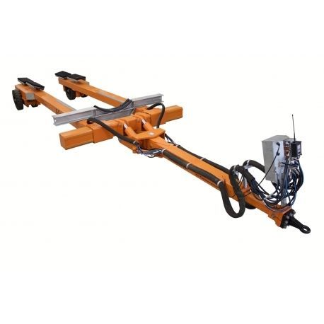 Launching trailer - X.Monster.12t.HBT,rrc - X-Cradle™ - for boat / remotely controlled / hydraulic