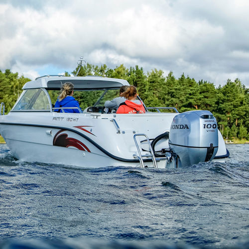 Outboard engine - BF80 - 100 - Honda Marine France - gasoline / recreational / commercial