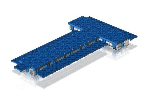 Modular floating dock module - ROTO Modular Pontoon Systems - Roto
