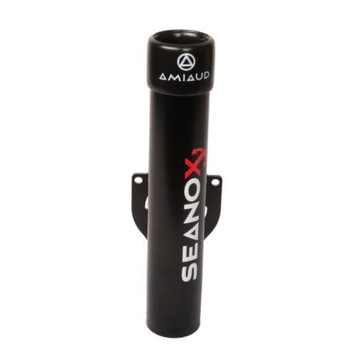 Boat rod holder - 431429 - AMIAUD - rotating / stainless steel / black