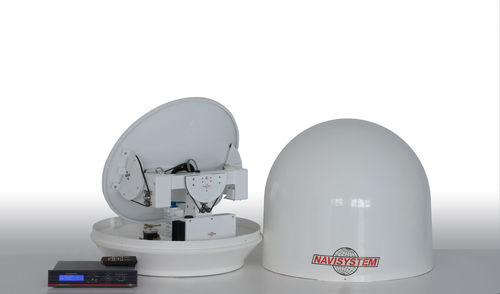 VSAT antenna - V-SAT 55 HT  - Navisystem Marine Electronics - for boat / radome
