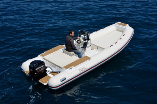 Outboard inflatable boat - 55' - NOAH SRL - rigid / center console / sundeck