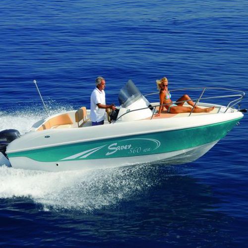 Outboard walkaround - 560 Wa - SAVER  S.R.L. - center console / sport-fishing / 7-person max.