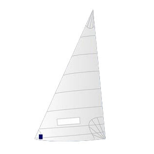 Jib - X1 - ZM DESIGN SRL - for sailing dinghies / cross-cut / Snipe