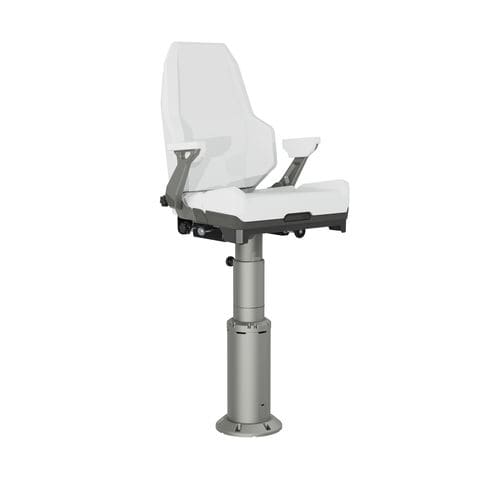 Helm seat - Helmcaster X8 - SHOXS - bucket / for boat / with armrests