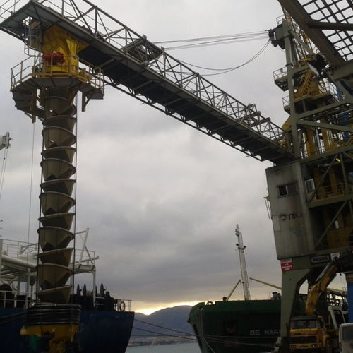 Conveyor ship loader - 1304 - ISKAR Muhendislik - floor track