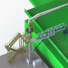 Offshore service vessel gangway - ISKAR Muhendislik - for terminals / telescopic / hydraulic