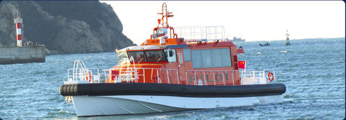 Pilot boat - aurora (dalian) yachts co ltd - inboard / aluminum / rigid hull inflatable boat