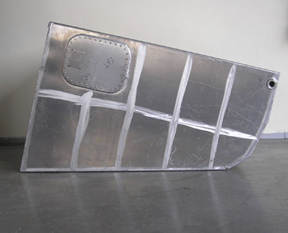 Fuel tank - Mazzer Srl - for boats / custom