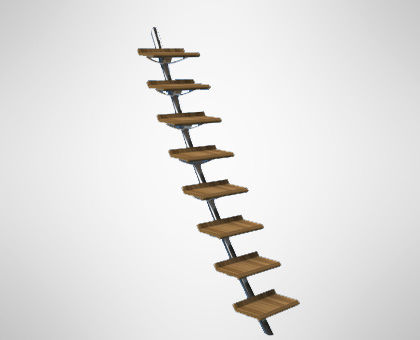 Boat ladder - Mazzer Srl - fixed / flybridge / stainless steel