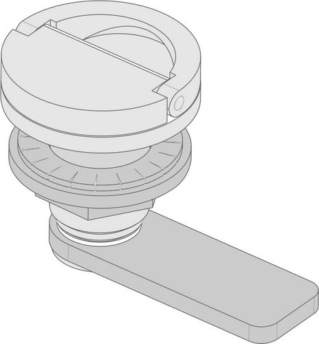 Boat latch - EC101 - Mazzer Srl - cam / stainless steel