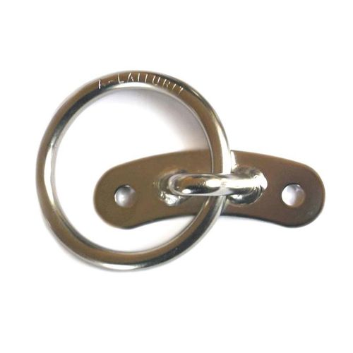 Mooring ring - 034050 - A-Laiturit - round / stainless steel