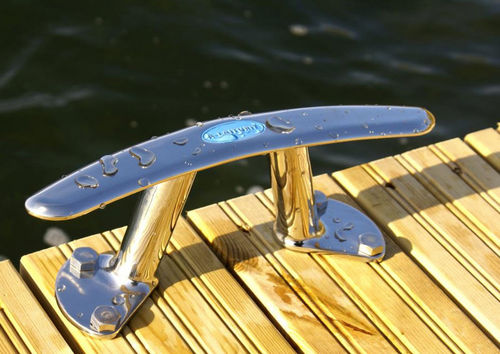 Dock mooring cleat - 032300 - A-Laiturit - flat / stainless steel