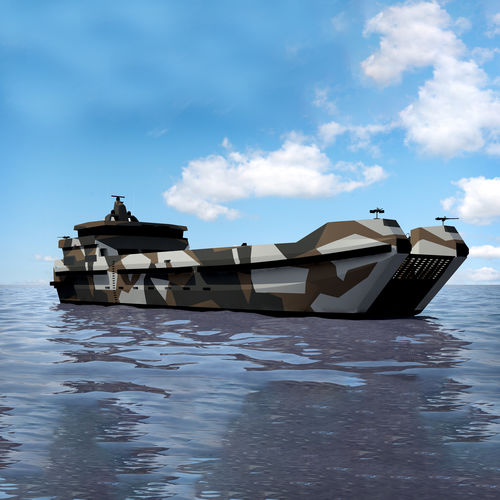 Offshore patrol special vessel - 5000-4000 THE TRANSPORTER - ARESA SHIPYARD - landing craft / catamaran