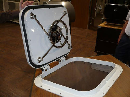 Yacht deck hatch - Ocean Group - square / weathertight