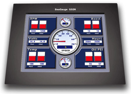 Ship display - G24N 8.4" - Chetco Digital Marine - multi-function / LCD / touch screen