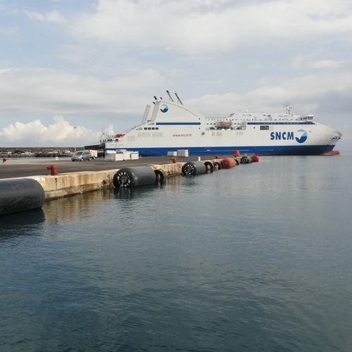 Harbor fender - VEOS France - pier / for pontoon / cylindrical