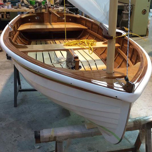 Double-handed sailing dinghy - 9P - Colombo Leopoldo  - traditional / recreational / catboat