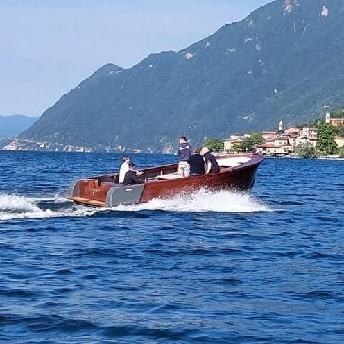 Inboard center console boat - POLDO ’23 - Colombo Leopoldo  - diesel / wooden / sundeck