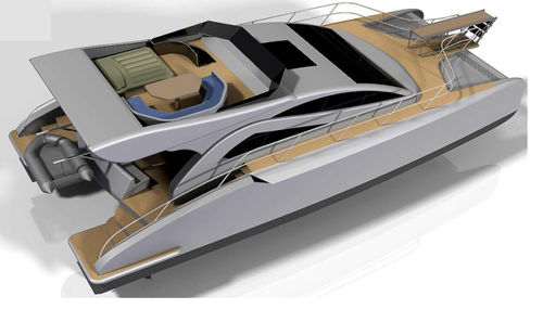 Catamaran motor yacht - Drassanes Dalmau, S.A - sport-fishing / hard-top