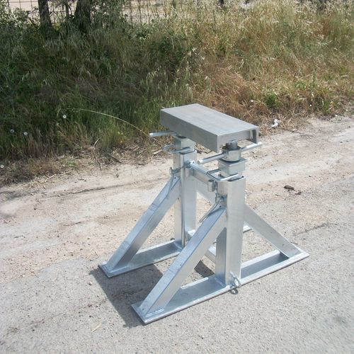 Motor boat stand - TAR2T 03 h. 06/09 - Naval Tecno Sud - adjustable / keel / galvanized