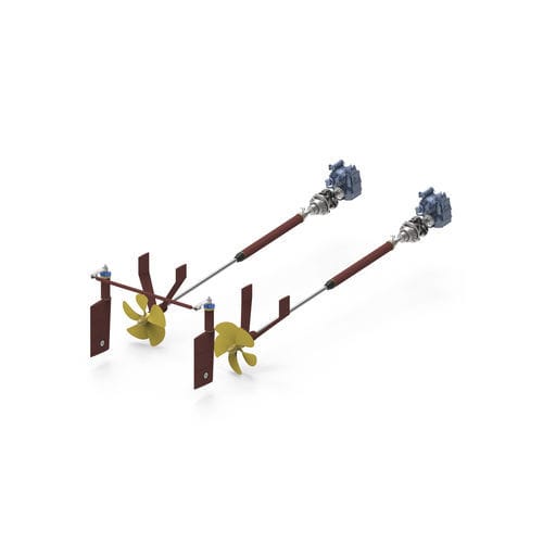 Yacht propulsion system - Pleasure - Blokland Cooling & Propulsion - diesel-electric hybrid / electric