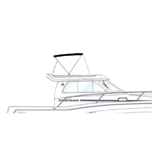 Boat Bimini top - PRESTIGE - BIMINI TOP NAUTICA - flybridge