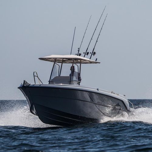 Outboard center console boat - 660 Open - Parker Poland - sport-fishing / 7-person max. / T-Top