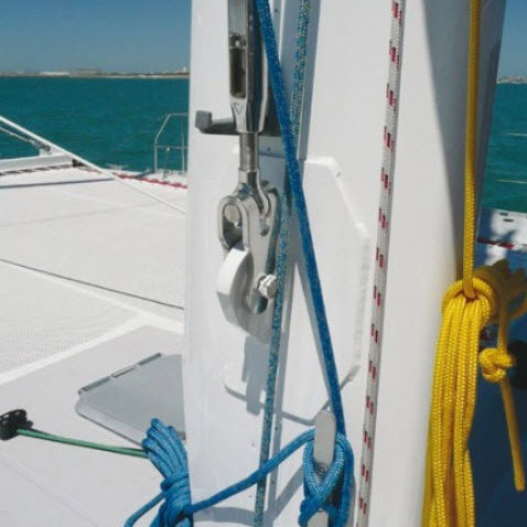 Sheet cordage - 651914 - Soromap - double-braid / for cruising sailboats / polyester core