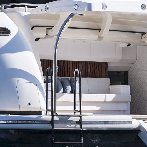 Yacht shower - Yacht M DB BC - Inoxstyle - stainless steel / for docks / for boat