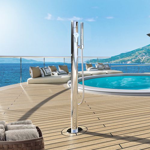 Yacht shower TELEFONO Y M Inoxstyle stainless steel / for docks