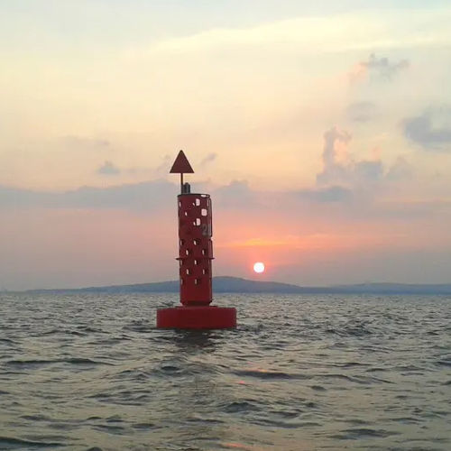 Signaling buoy - G2400T - Lindley Marinas - for terminals / stainless steel / polyethylene