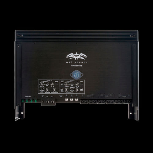 Audio amplifier - SD6 - Wet Sounds - marine / 6-channel