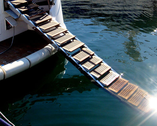Superyacht gangway - APOLLON 4SL SPECIAL FOLDING - NV | SuperYacht Accessories - retractable / folding / remote-controlled