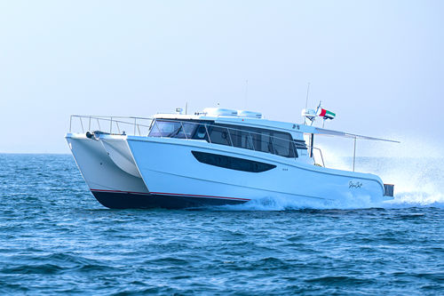 Catamaran express cruiser - SilverCat 46LUX​ - SMART OWN - outboard / four-engine / hard-top