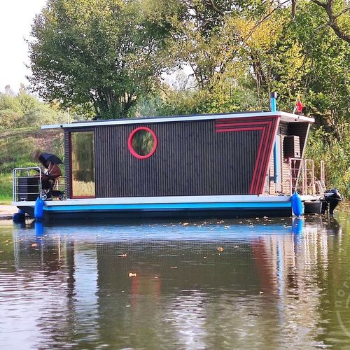 Outboard houseboat - Eco18 - HOUSEBOAT - LPG / fishing / aluminum