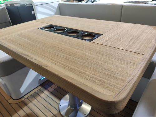 Boat table - Baltic teak, UAB - folding / teak