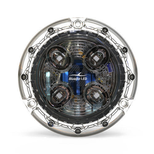 Underwater boat light - Piranha P4 Polymer  - BluefinLed - for yacht / LED / surface-mount