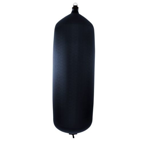 Boat fender - C175 - FENDERTEX - for yacht / cylindrical / black