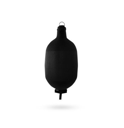Boat fender - C62 - FENDERTEX - cylindrical / black / blue