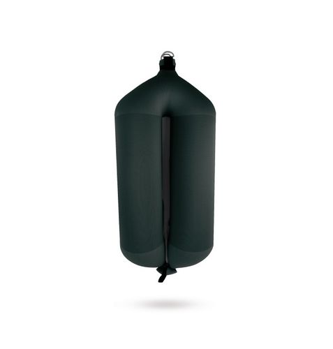 Boat fender - T104 - FENDERTEX - tubular / black / blue