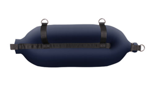 Boat fender - T84 - Fendertex - tubular / black / blue