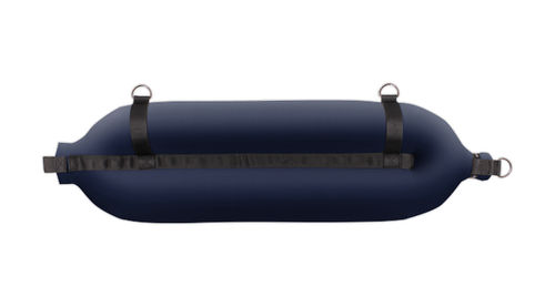 Boat fender - T124 - Fendertex - tubular / black / blue
