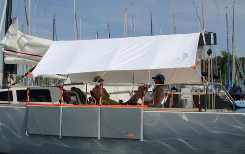 Sailboat sun awning - WS 350 - seaEQ - cockpit