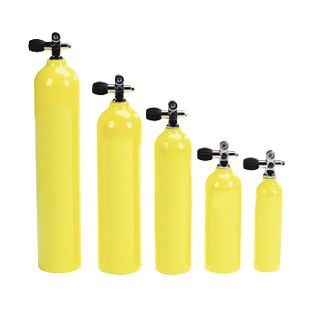 Oxygen scuba tank - PONY CYLINDERS - AX - Genesis - aluminum