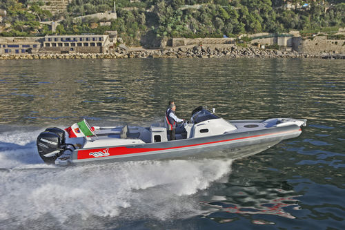 Outboard inflatable boat - MITO 31 - MVMARINE SRL  - twin-engine / rigid / center console
