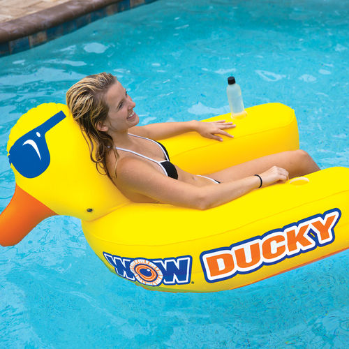 Mattress water toy - Ducky  - WOW World of Watersports - for recreation centers / inflatable / floating