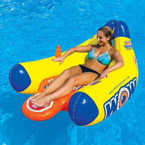 Mattress water toy - BANANA  - WOW World of Watersports - for recreation centers / inflatable / floating