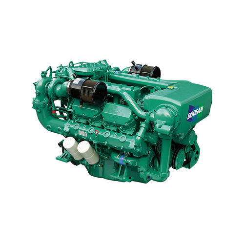Auxiliary engine - 4AD158TI - HD Hyundai Infracore - diesel / boating / professional vessel