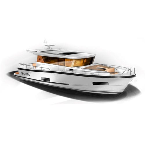 Inboard express cruiser - 45 - SARGO BOATS / Sarins Batar Oy Ab - twin-engine / wheelhouse / IPS